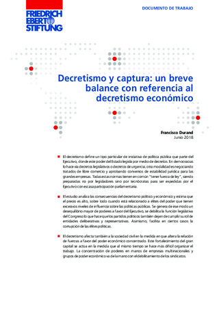 Decretismo y captura