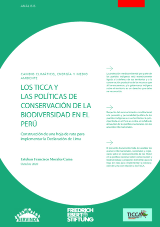 Los ticca y las políticas de conservación de la biodiversidad en el Perú