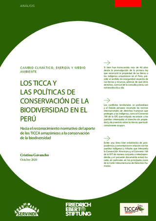 Los ticca y las políticas de conservación de la biodiversidad en el Perú