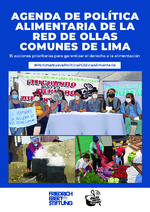 Agenda de política alimentaria de la Red de Ollas Comunes de Lima